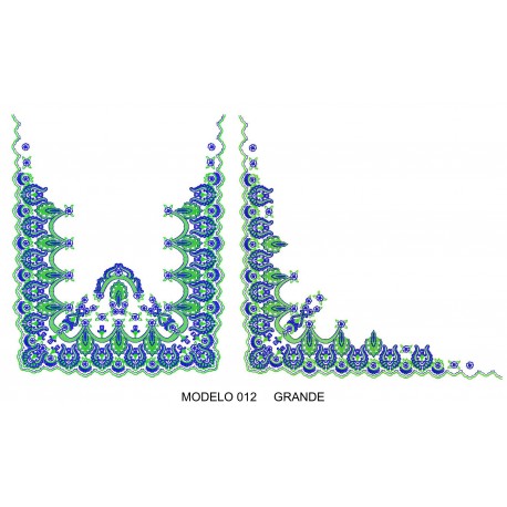 Manteleta valenciana - grande MOD 012