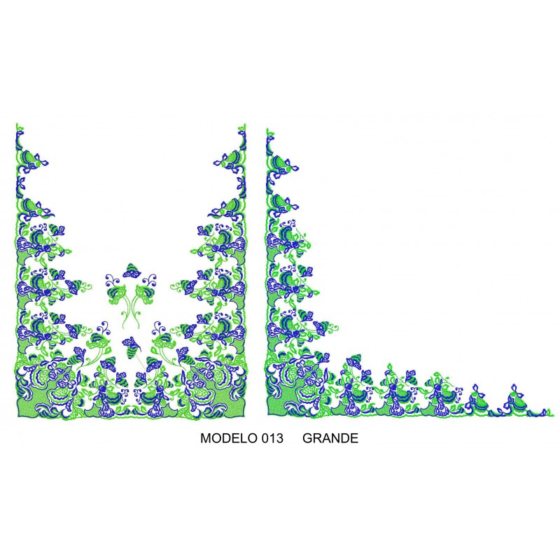 Manteleta valenciana - grande MOD 013
