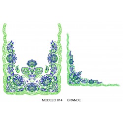 Manteleta valenciana - grande MOD 014