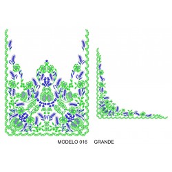 Manteleta valenciana - grande MOD 016