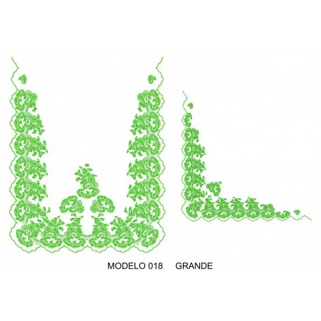 Manteleta valenciana - grande MOD 018