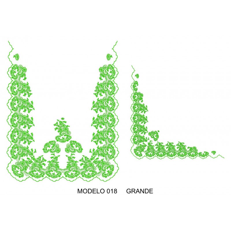 Manteleta valenciana - grande MOD 018