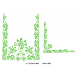 Manteleta valenciana - grande MOD 019