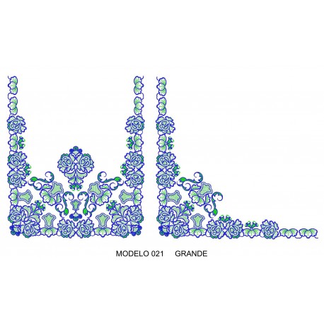 Manteleta valenciana - grande MOD 021