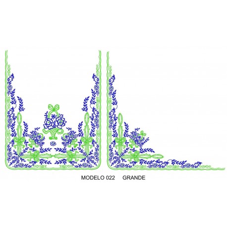 Manteleta valenciana - grande MOD 022