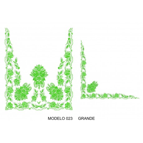 Manteleta valenciana - grande MOD 023