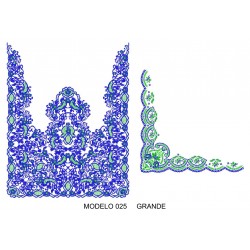 Manteleta valenciana - grande MOD 025