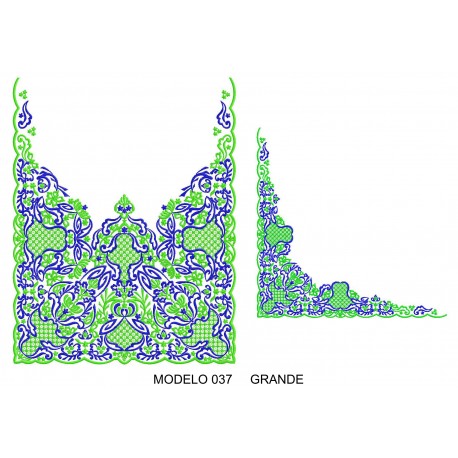Manteleta valenciana - grande MOD 037