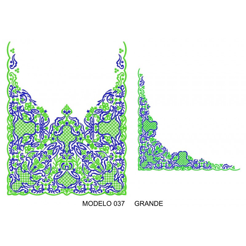Manteleta valenciana - grande MOD 037