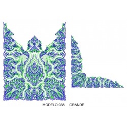 Manteleta valenciana - grande MOD 038