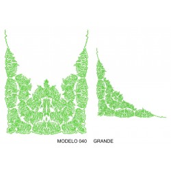 Manteleta valenciana - grande MOD 040