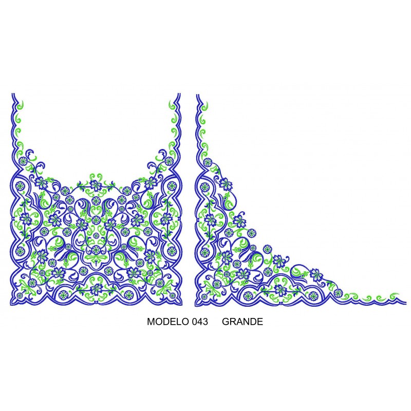 Manteleta valenciana - grande MOD 043