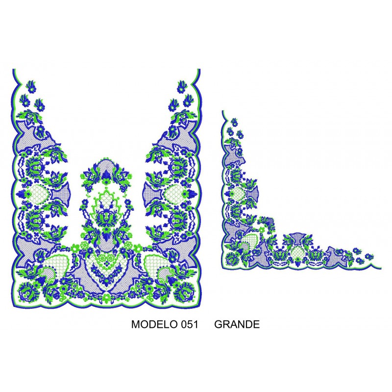 Manteleta valenciana - grande MOD 051