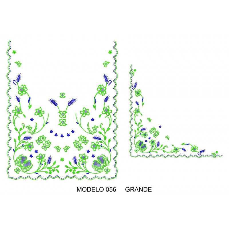 Manteleta valenciana - grande MOD 056