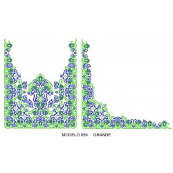 Manteleta valenciana - grande MOD 059