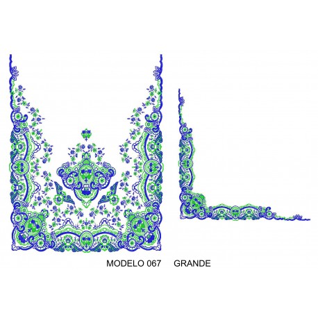Manteleta valenciana - grande MOD 067