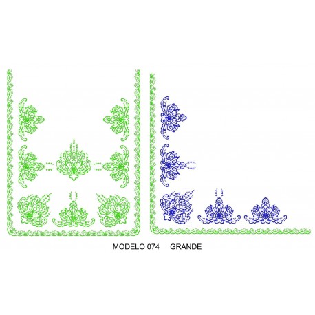 Manteleta valenciana - grande MOD 074