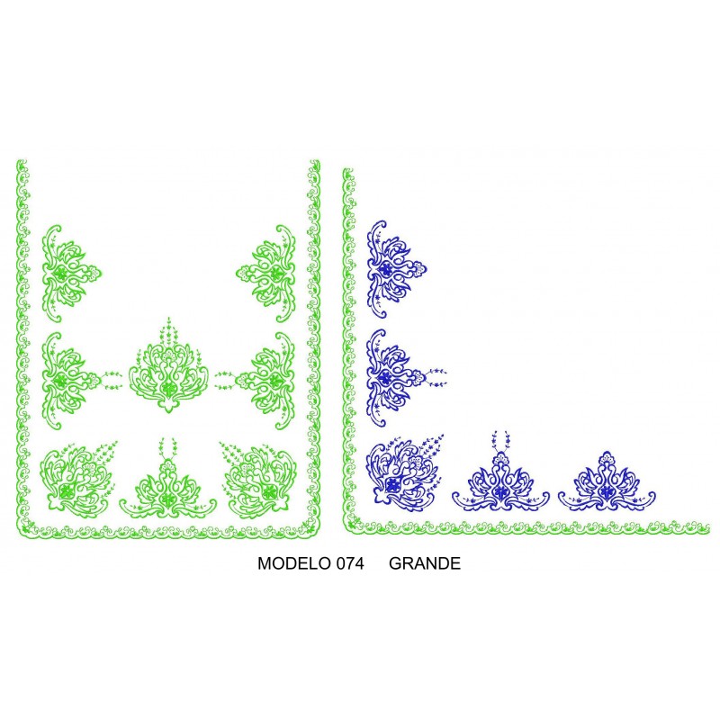 Manteleta valenciana - grande MOD 074