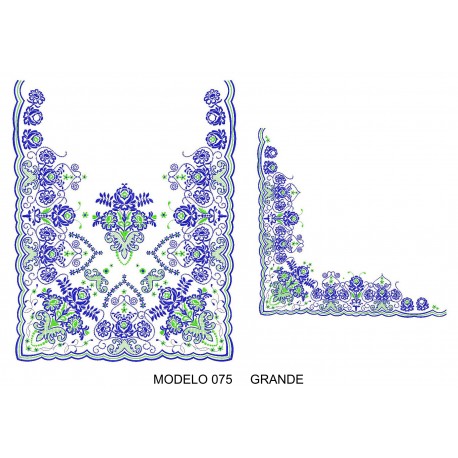 Manteleta valenciana - grande MOD 075