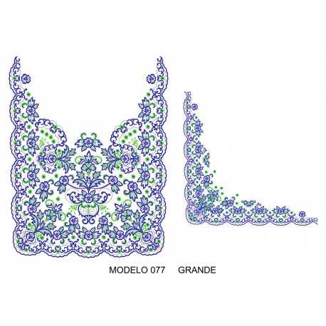 Manteleta valenciana - grande MOD 077