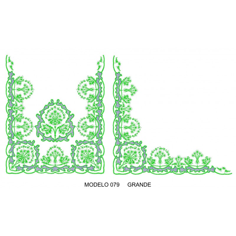 Manteleta valenciana - grande MOD 079