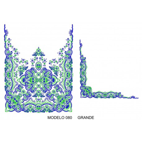 Manteleta valenciana - grande MOD 080