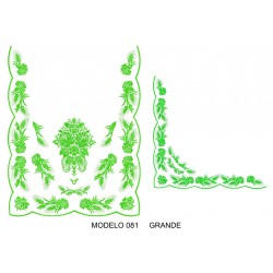 Manteleta valenciana - grande MOD 081