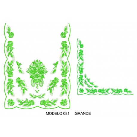 Manteleta valenciana - grande MOD 081