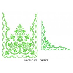 Manteleta valenciana - grande MOD 082