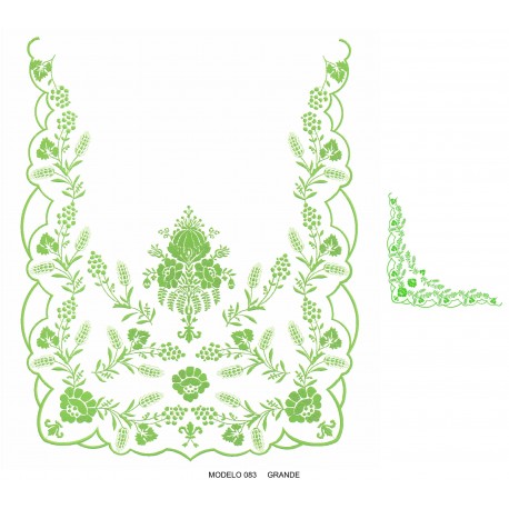 Manteleta valenciana - grande MOD 083