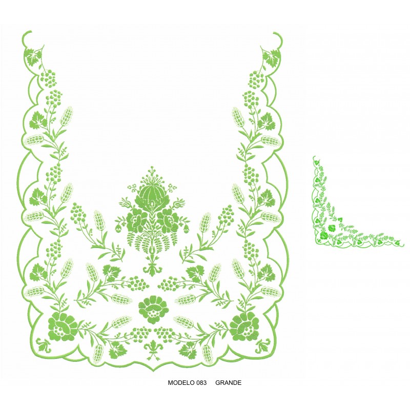 Manteleta valenciana - grande MOD 083