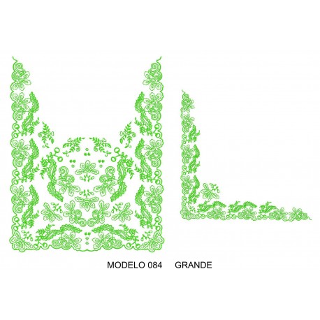 Manteleta valenciana - grande MOD 084
