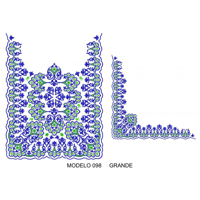 Manteleta valenciana - grande MOD 098