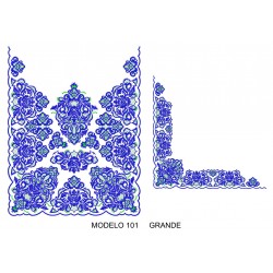 Manteleta valenciana - grande MOD 101