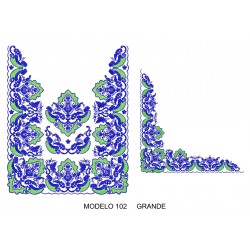 Manteleta valenciana - grande MOD 102