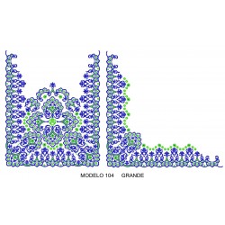 Manteleta valenciana - grande MOD 104