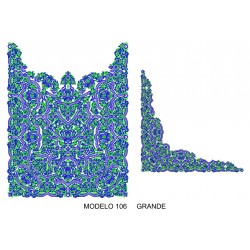 Manteleta valenciana - grande MOD 106
