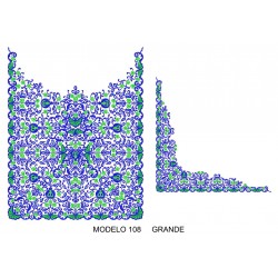 Manteleta valenciana - grande MOD 108