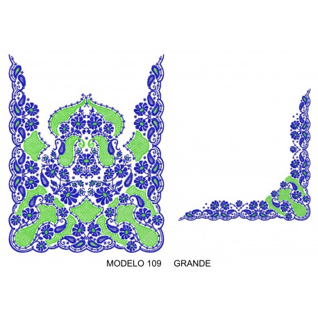 Manteleta valenciana - grande MOD 109