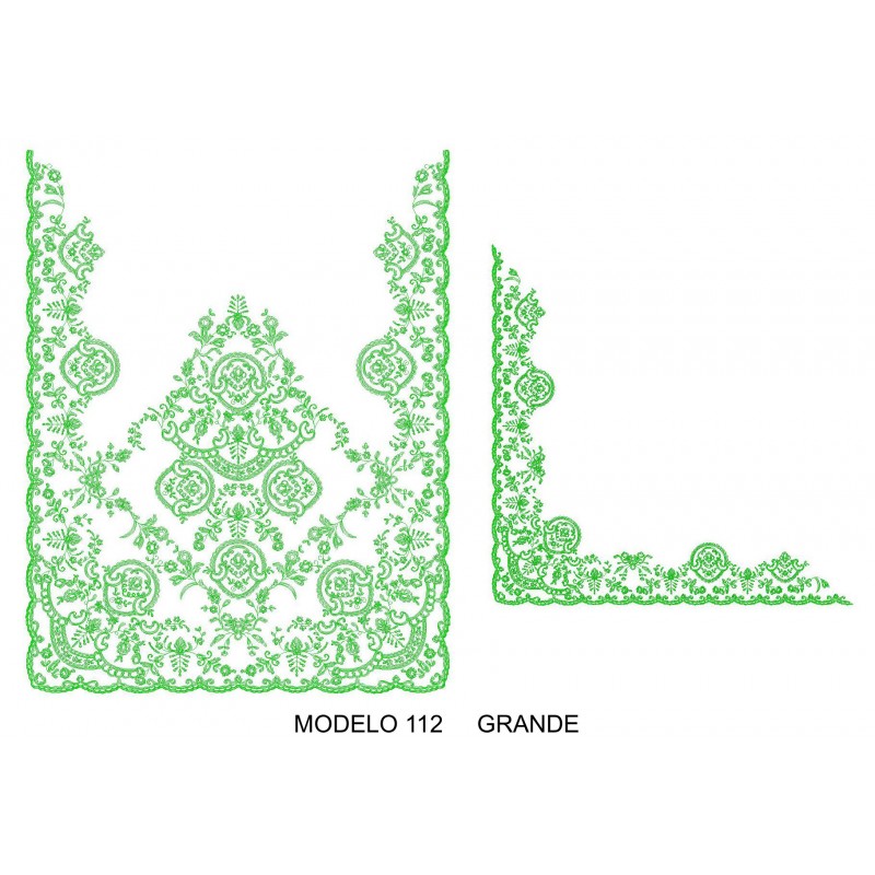 Manteleta valenciana - grande MOD 112