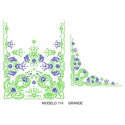 Manteleta valenciana - grande MOD 114