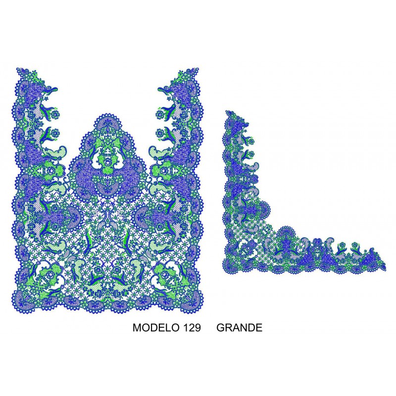 Manteleta valenciana - grande MOD 129