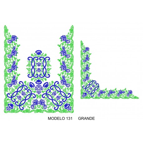 Manteleta valenciana - grande MOD 131