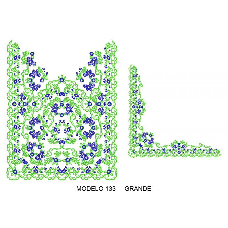 Manteleta valenciana - grande MOD 133