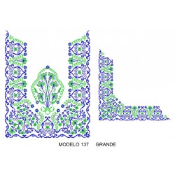 Manteleta valenciana - grande MOD 137