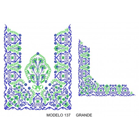 Manteleta valenciana - grande MOD 137