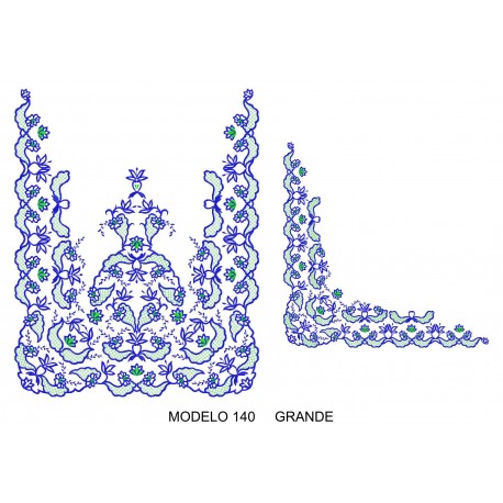 Manteleta valenciana - grande MOD 140