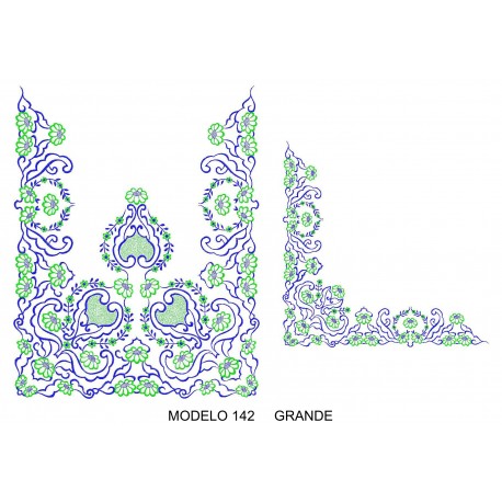 Manteleta valenciana - grande MOD 142