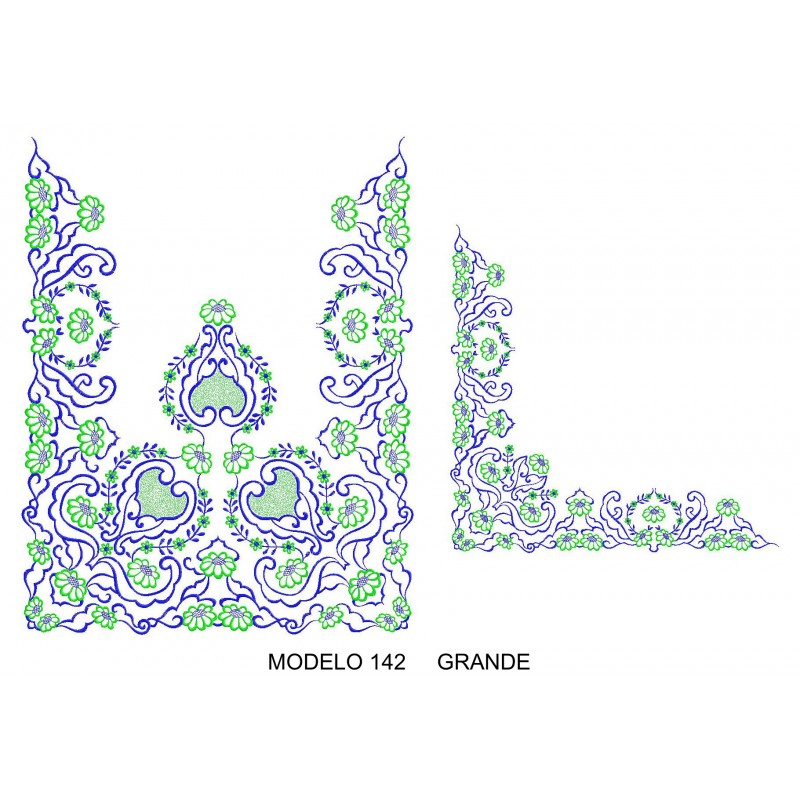 Manteleta valenciana - grande MOD 142