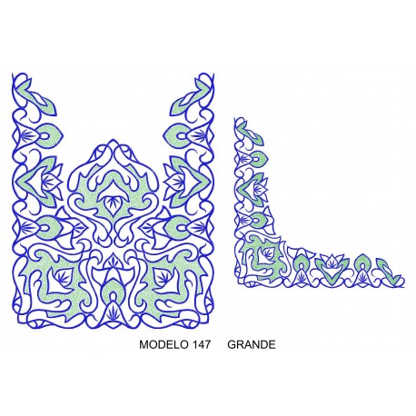 Manteleta valenciana - grande MOD 147